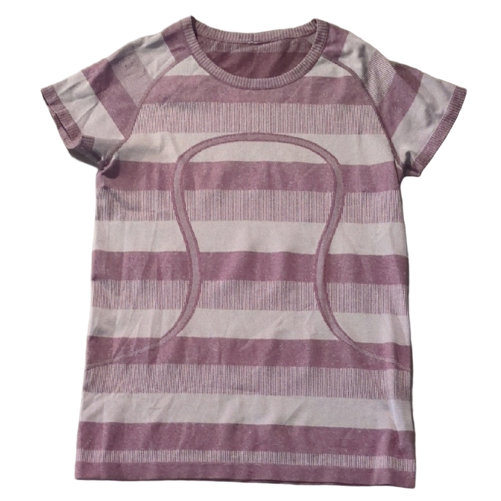 Lululemon Run Swiftly Tech Short Sleeve Heathered Plum Size 12